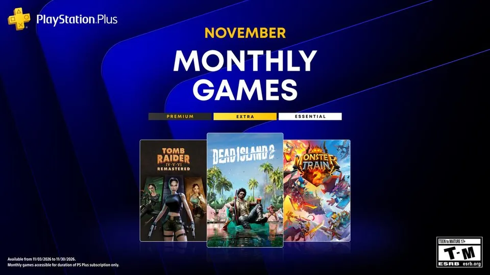 משחקי PS Plus החודשיים של נובמבר